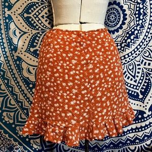 M Abercrombie & fitch floral skirt